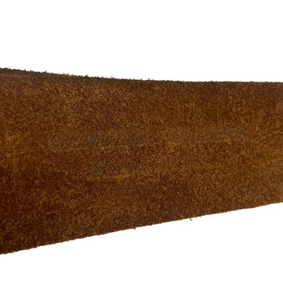 Genuine Leather Belt Made In USA Western Style Womens Size M - Picture 4 of 7